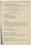 Moe Howard's 32pp. Script Dated October 1936 for The Three Stooges Film ''Grips, Grunts and Groans'' -- Some Red Gummy Adhesion to Front Cover, Else Very Good Condition